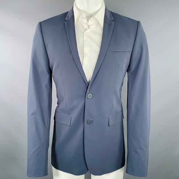 PORSCHE DESIGN Size 38 Navy Polyamide Blend Sport Coat - Picture 1 of 8